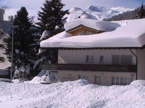 Ferienwohnung Casa Pramalinis - Manstein Davos Exterior foto